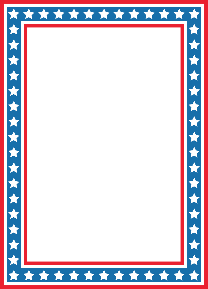 American patriotic frame